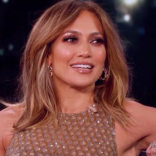 Jennifer Lopez in NYC Lilly Lashes